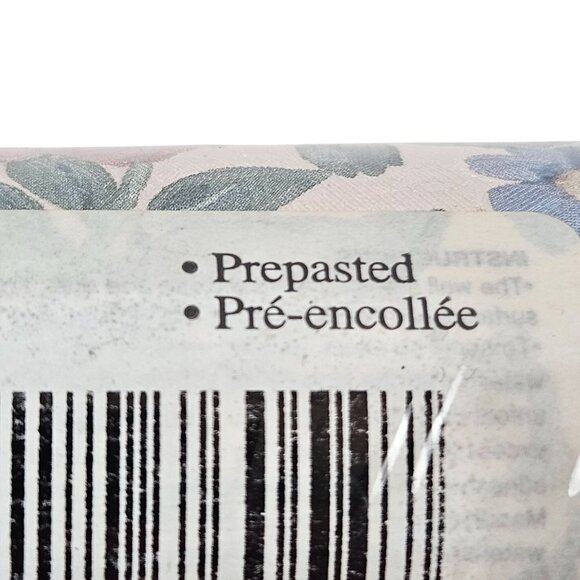 Brewster Wallpaper Border Lot 2 Rolls 5 Yds Each Pink Blue Green Floral Prepaste - Picture 7 of 12